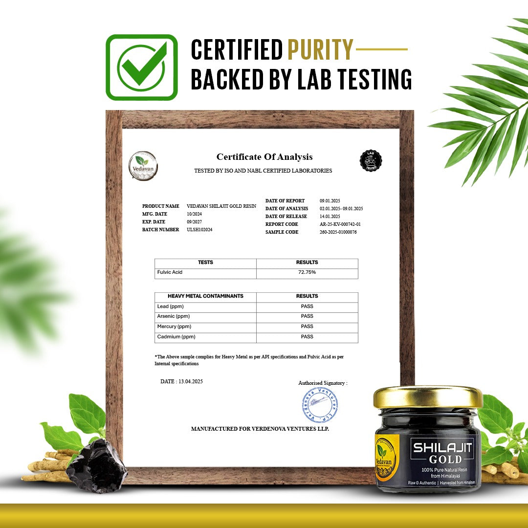 Vedavan Shilajit Gold