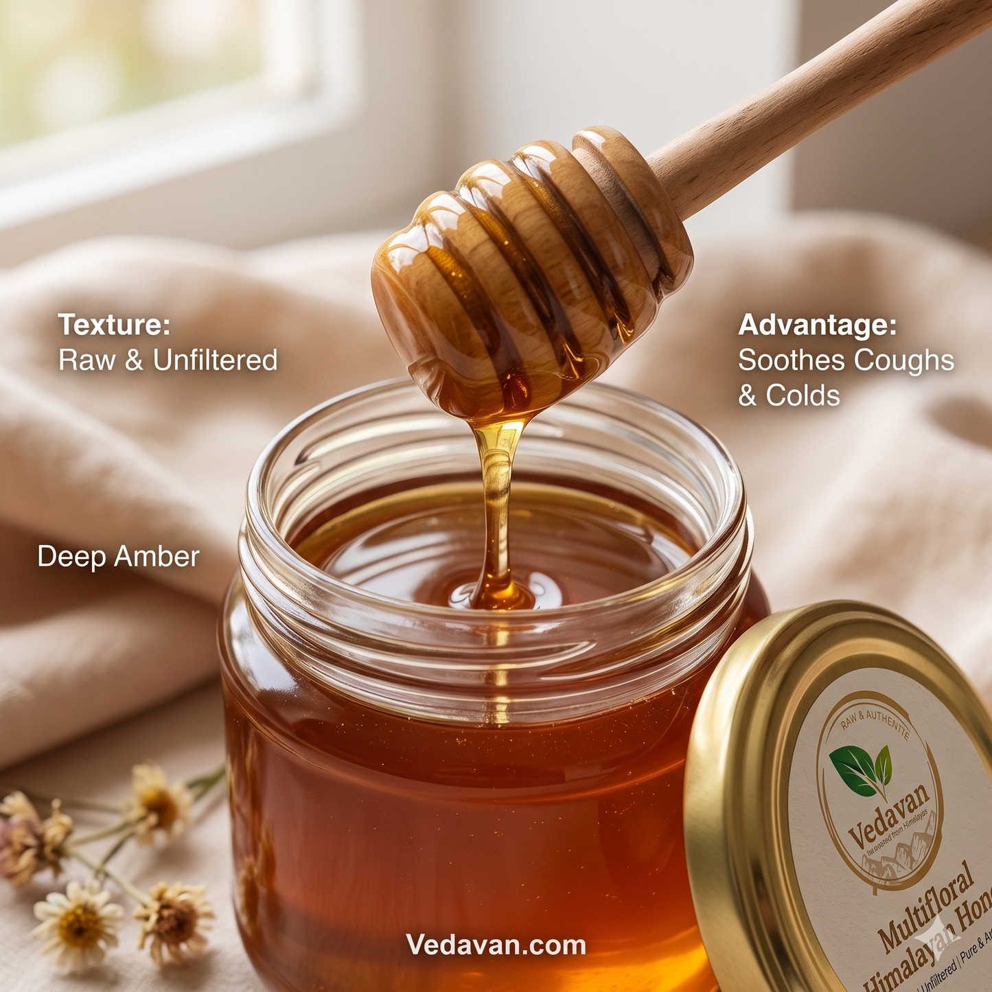 Vedavan Raw Multifloral Himalayan Honey