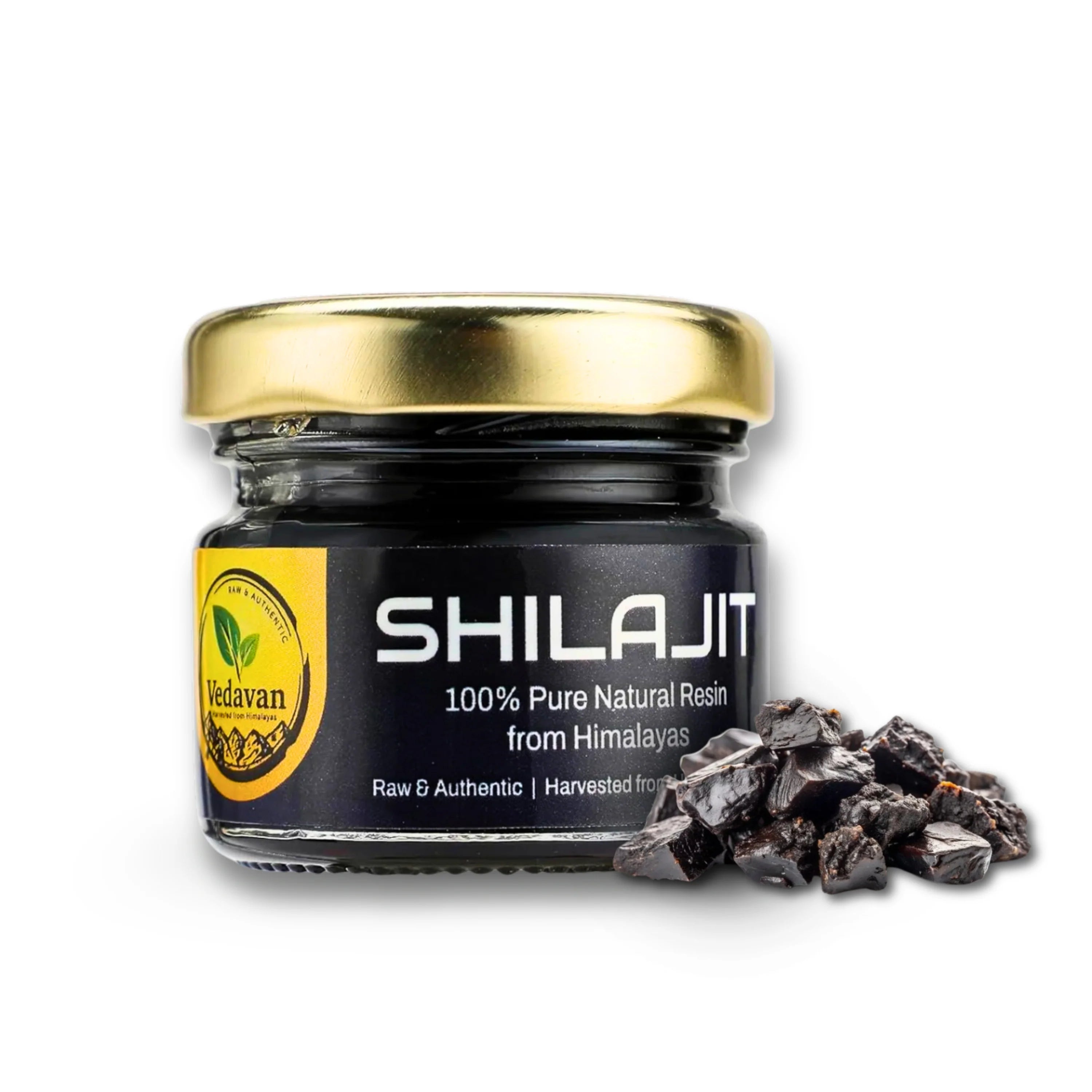 Pure Himalayan Shilajit Resin plus Shilajit Gold Resin (2 x 20g Packs)